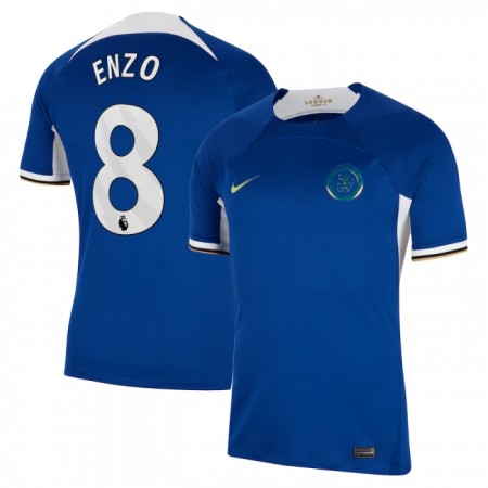 Chelsea Enzo 8 Domácí 2023-24 - Fotbalové Dresy (S/S) Chelsea Enzo 8 Domácí 2023-24 - Fotbalové Dresy (S/S)